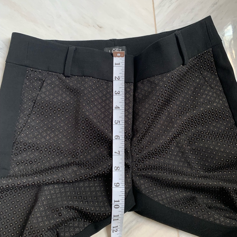 Ann Taylor Loft Marisa Black Tuxedo Pants Size 4 Petite - Picture 8 of 9